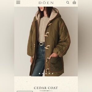 NWT Doen coat XXL